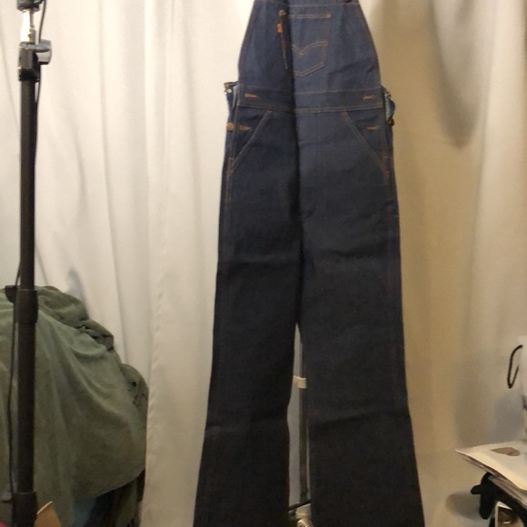 NWOT Vintage Levi’s Jean Overalls orange tab - Picture 6 of 7